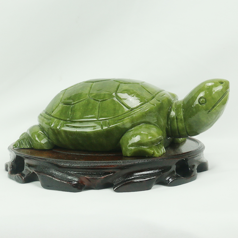 Natural Jade/turtle Sculpture/ - Aquarium Fish Land review and price