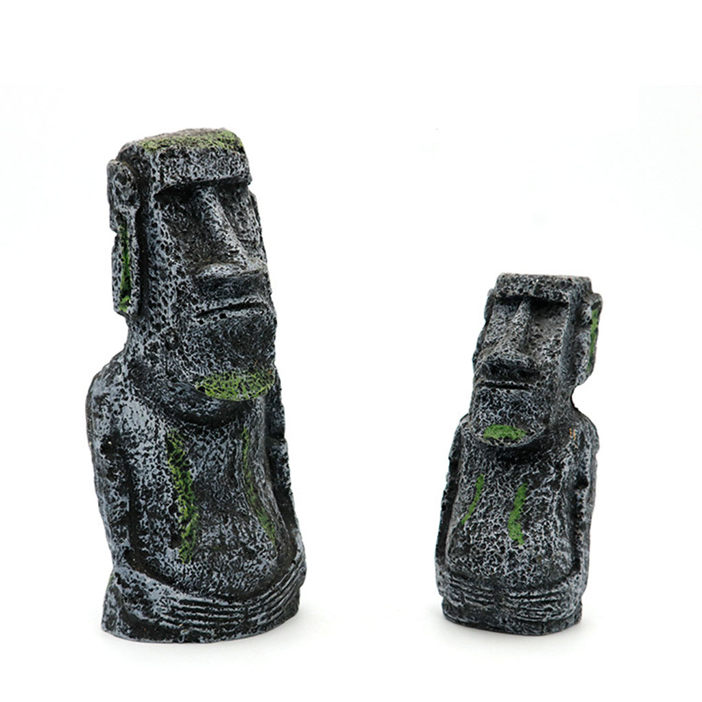 Aquarium Moai Statues Easter I - Aquarium Fish Land review and price