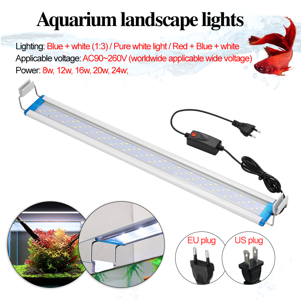 Ultra-thin Aquarium Light Blue - Aquarium Fish Elevator review and price