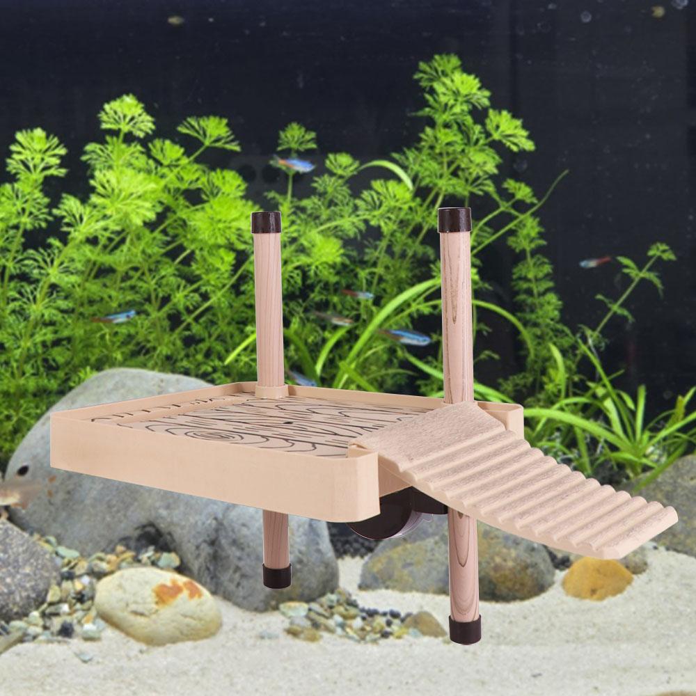 Wood Grain Turtle Platform Pla - Aquarium Fish Cold Water review and price