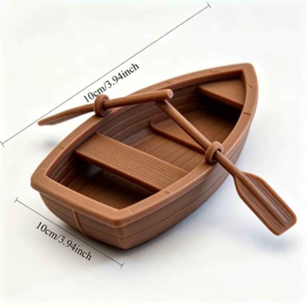 Mini Double Oar Wooden Boat Aq - Aquarium Fish Quarantine review and price