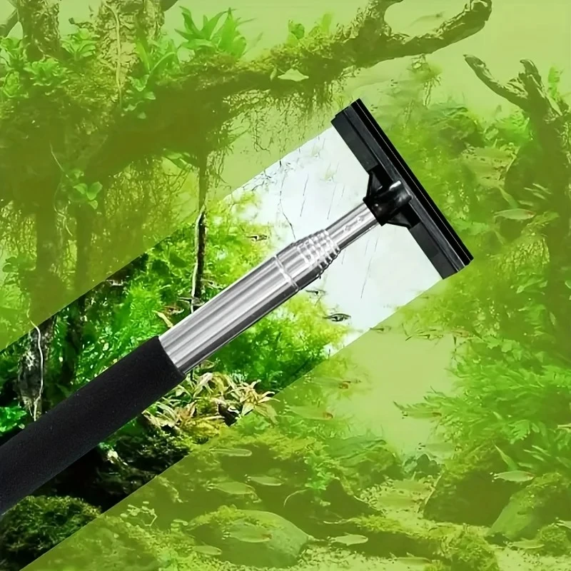 Telescopic Aquarium Scraper Br - Algae Scraper Blade review and price