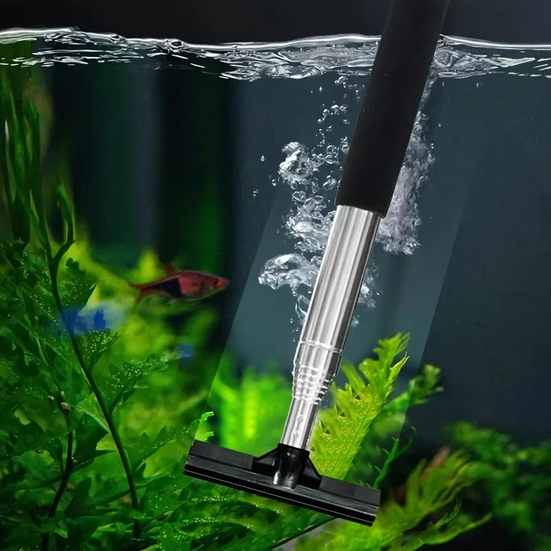 Telescopic Aquarium Scraper Br - Algae Scraper Blade review and price