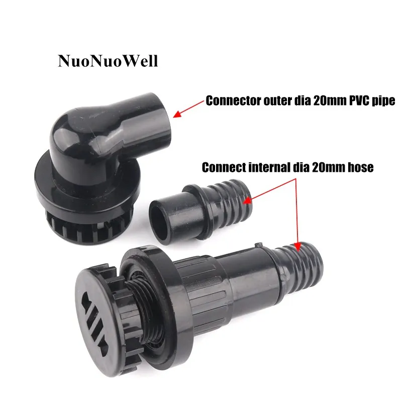 1 piece 20 mm black PVC aquari - Fish Co Aquarium review and price