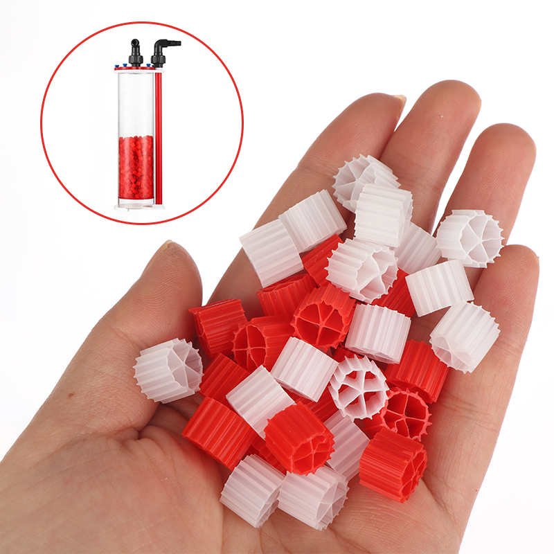 1PC Wihte Red K1 Filter Media  - Aquarium Fish Ball review and price